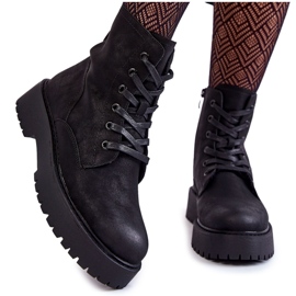 Sergio Leone Women's Platform Boots Black Randi
