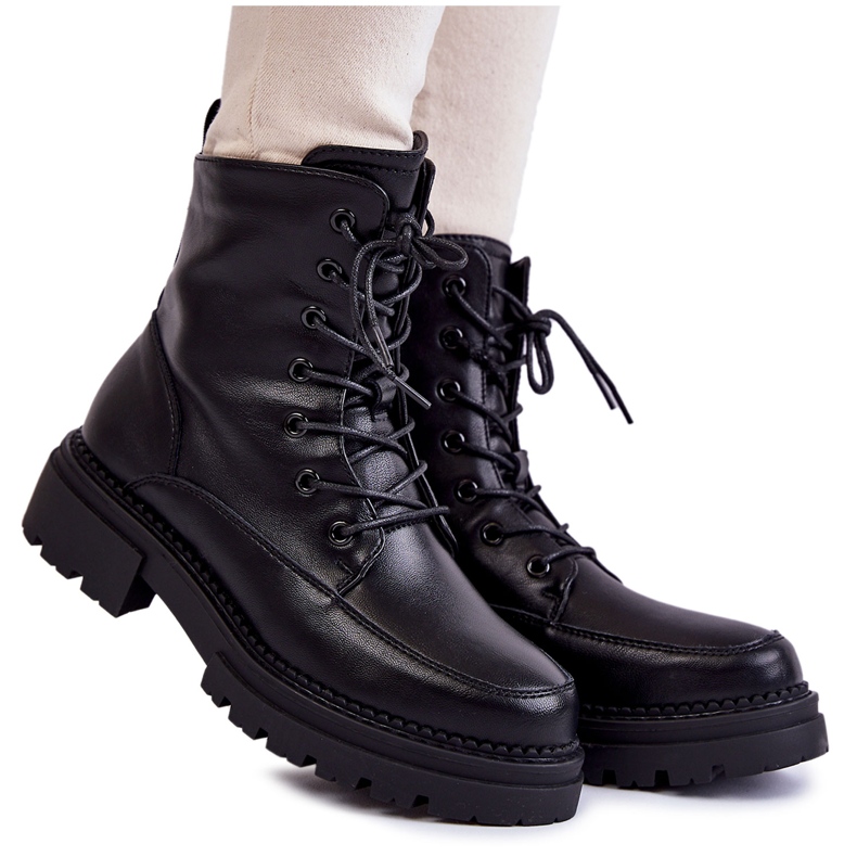 Leather Warm Boots La.Fi 250009B-QN Black