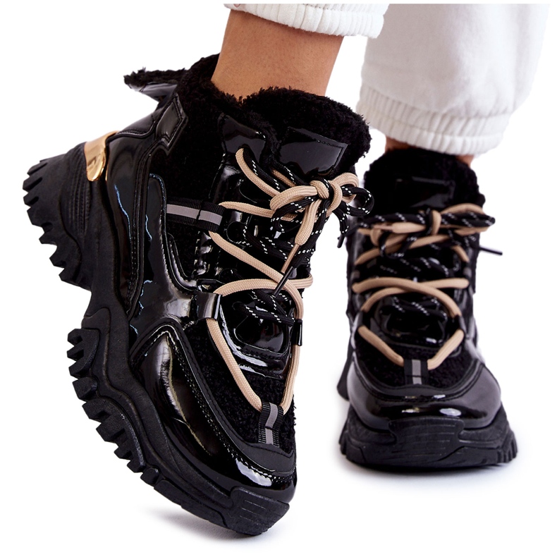 PM1 Women's Black Insulated Sports Boots Edora