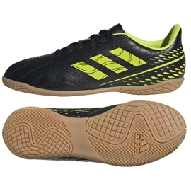 Adidas Copa Sense.4 In Jr GZ1398 football boots black black Adidas Copa Sense.4 In Jr GZ1398 football boots black black
