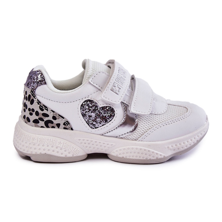 Children's Sport Shoes With Velcro Big Star KK374022 White Children's Sport Shoes With Velcro Big Star KK374022 White