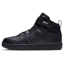 Nike Court Borough Mid 2 Jr CD7783 001 black