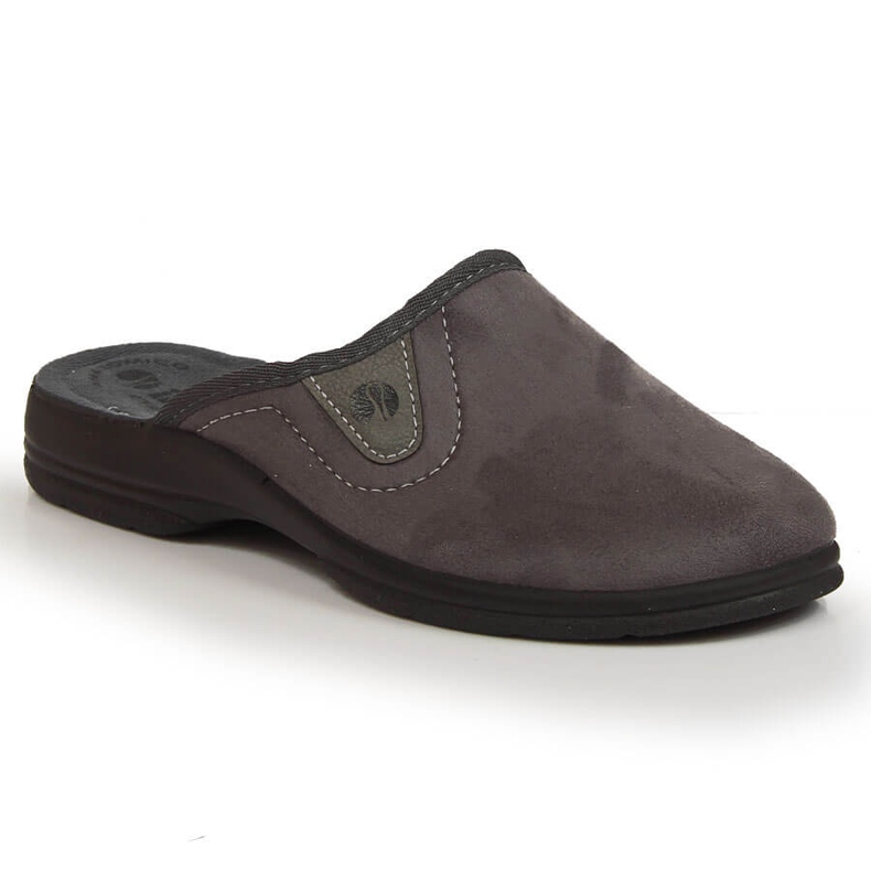 Comfortable gray Inblu men's home slippers grey