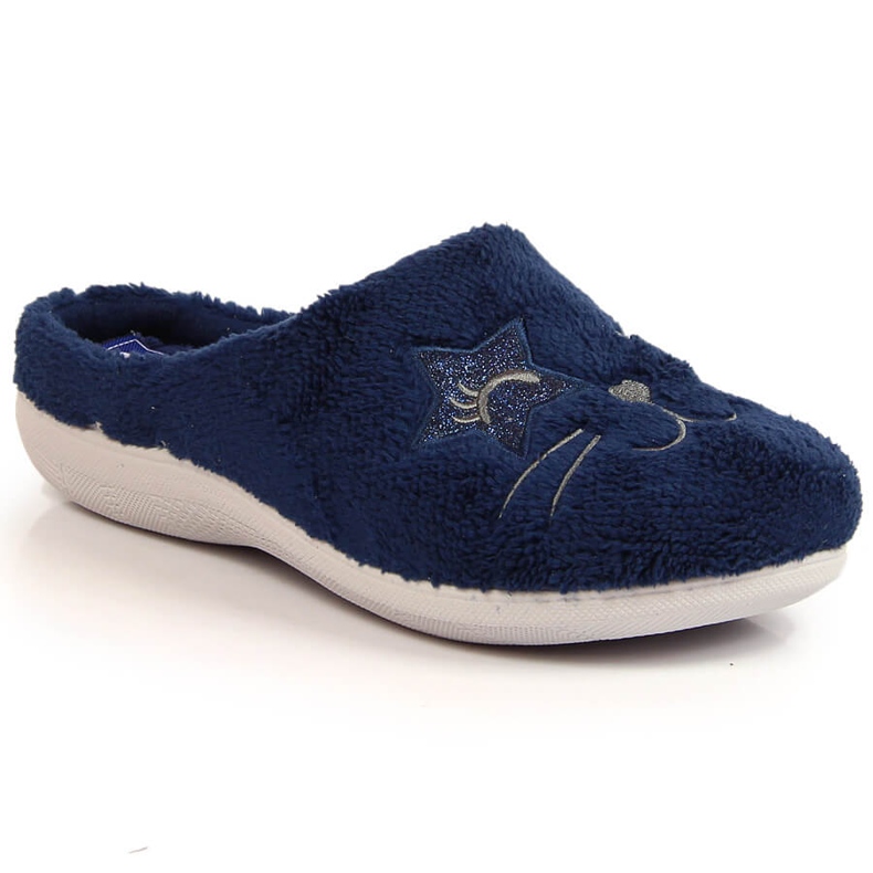 Comfortable navy blue Inblu home slippers for women Comfortable navy blue Inblu home slippers for women