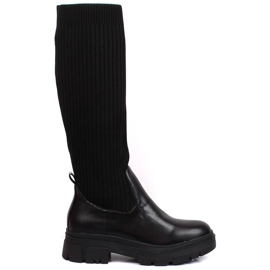 Insulated boots with a sock Filippo W PAW391 black Insulated boots with a sock Filippo W PAW391 black