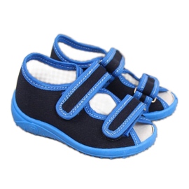 Nazo Jr. TEX4C home sandals slippers blue