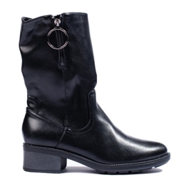 Black Shelovet high boots for women Black Shelovet high boots for women