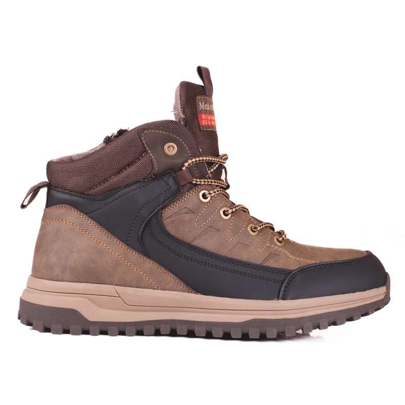 SHELOVET Men's brown high boots SHELOVET Men's brown high boots