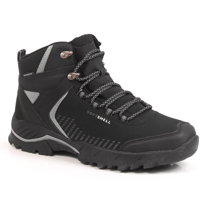 Black McKeylor high waterproof trekking shoes