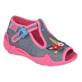 Befado children's slippers 213P134 pink