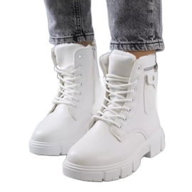 PA1 Foris white women's boots