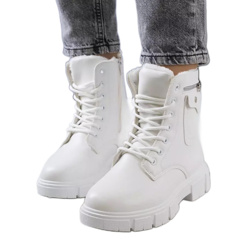 PA1 Foris white women's boots