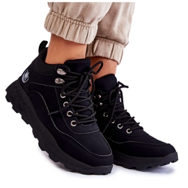 Women's Otto Black Warm Trekking Shoes Trappers Women's Otto Black Warm Trekking Shoes Trappers