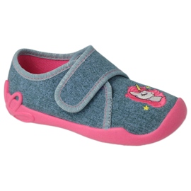 Befado children's shoes 122X016 blue pink