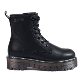 Black Big Star lace-up boots KK274537 Black Big Star lace-up boots KK274537