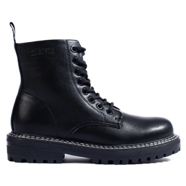 Black Women's lace-up boots Big Star KK274538 Black Women's lace-up boots Big Star KK274538