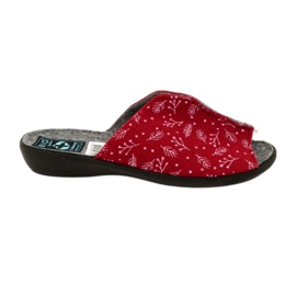 Women's felt slippers DIK41 BIO NATURE ADANEX 27778 red Women's felt slippers DIK41 BIO NATURE ADANEX 27778 red