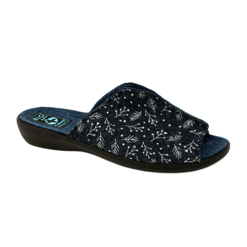 Felt slippers DIK41 BIO Nature Adanex 27780 blue