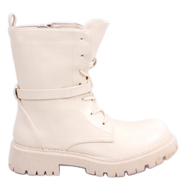 BM Lace-up boots Barkley Beige