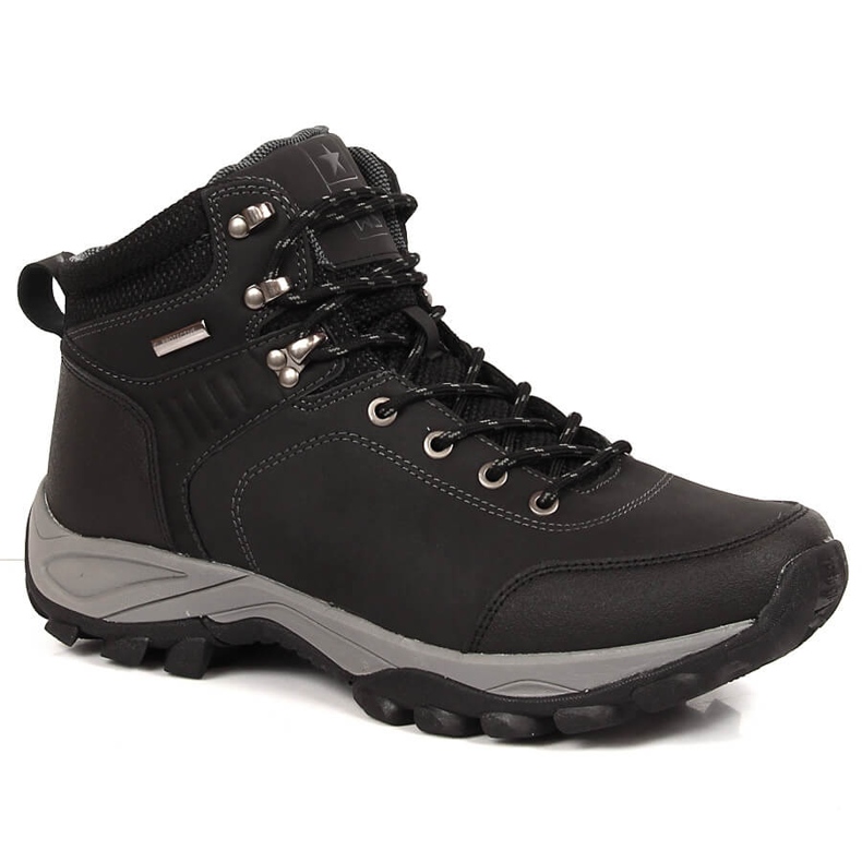 Men's high insulated trekking shoes black News