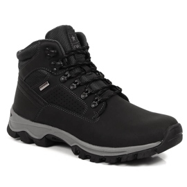 Black men's high insulated trekking shoes News