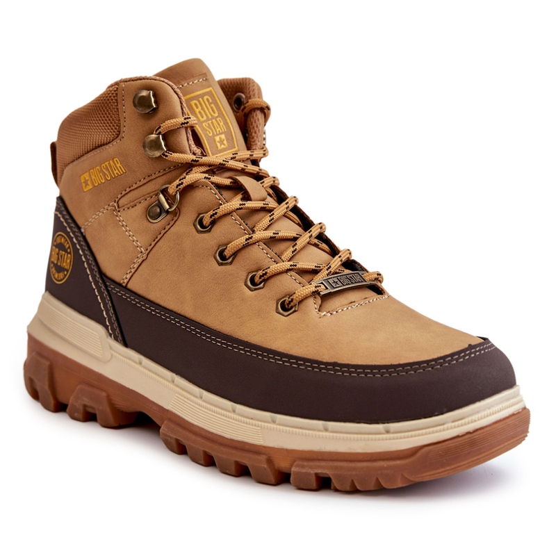 Men's Trappers Memory Foam Big Star KK174119 Camel brown