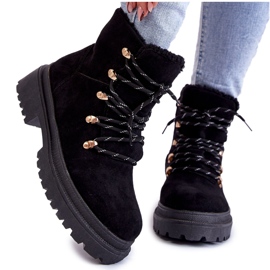 Women's Suede Boots Black Bellita