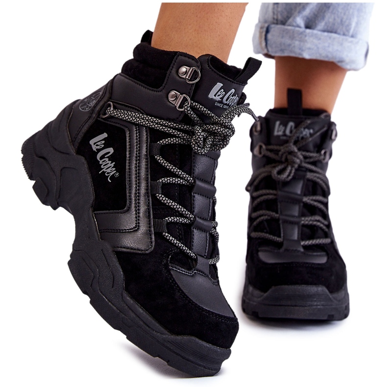 Women's Trekking Shoes Trappers Lee Cooper LCJ-22-31-1441 Black
