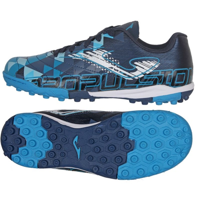 Joma Propulsion 2203 Fg Jr PRJW2203TF football boots blue blues and navy blue