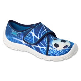 BEFADO S.A. Befado children's slippers 974Y312 blue with a ball