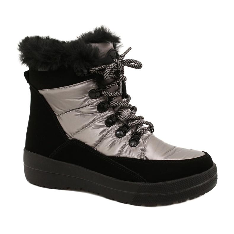 Caprice women's snow boots Waterproof 9-26240-29 032 Black/Taupe