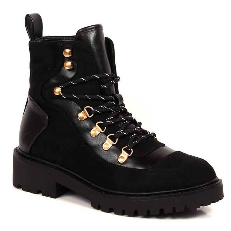 Warm lace-up boots eVento W EVE389 black