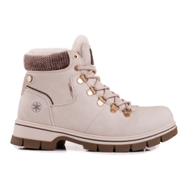 Beige boots with eco leather shelovet Beige boots with eco leather shelovet