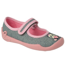 Befado children's shoes 114X506 pink grey