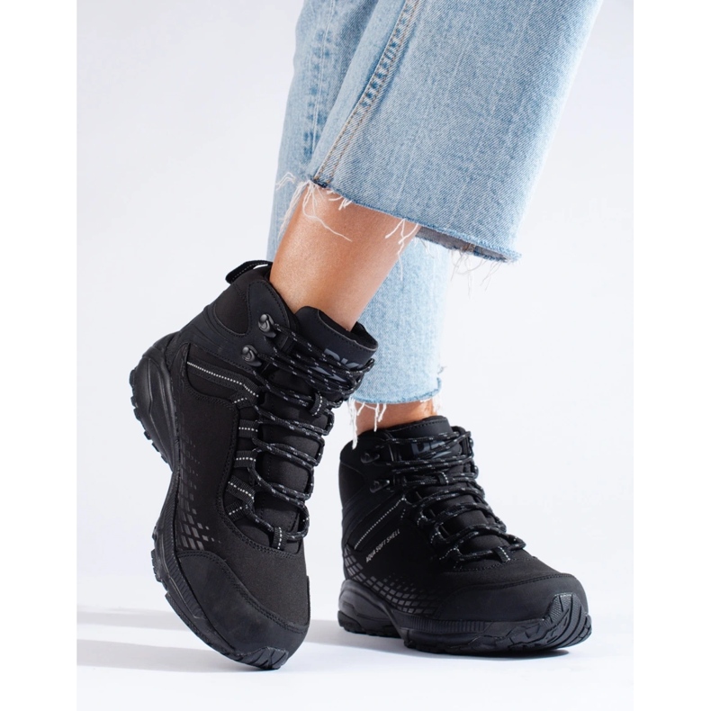 High women's trekking shoes DK black