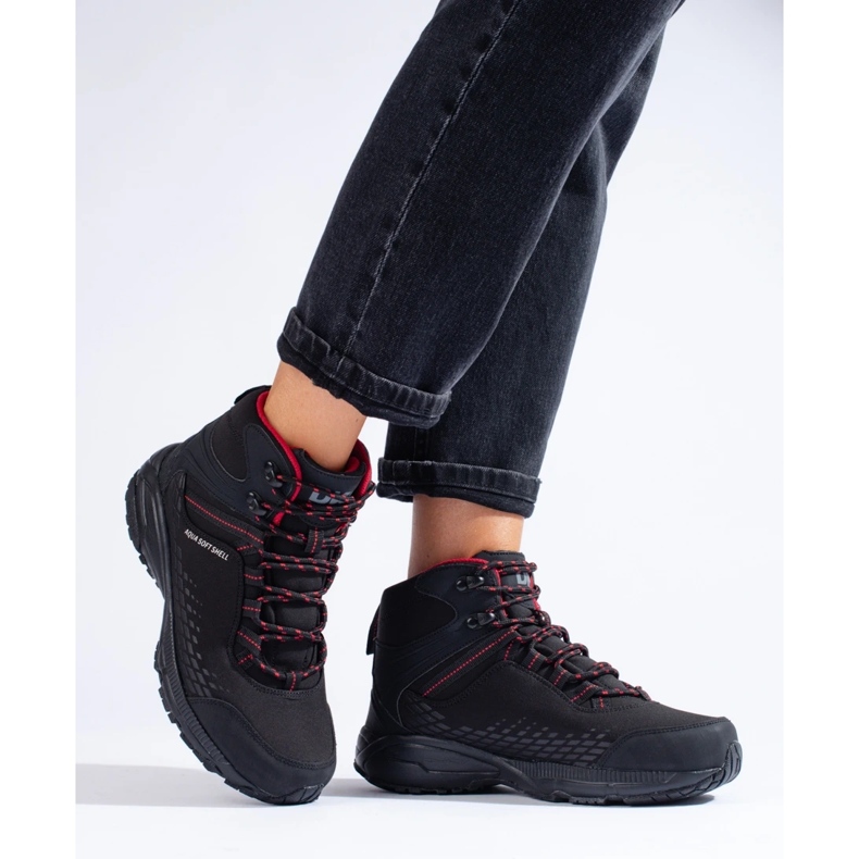 High women's trekking shoes DK black