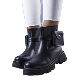 Black boots with a sachet Lilliana