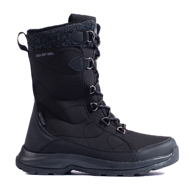 Women's lace-up trekking shoes DK waterproof black Women's lace-up trekking shoes DK waterproof black