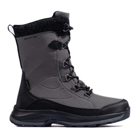 Women's lace-up trekking shoes DK waterproof grey