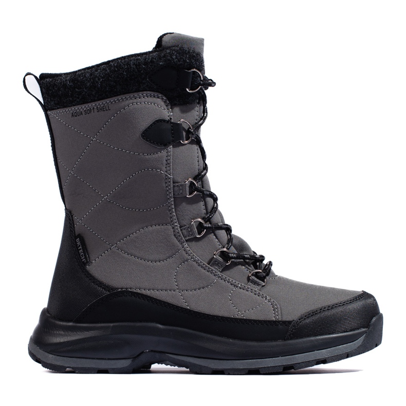 Women's lace-up trekking shoes DK waterproof grey Women's lace-up trekking shoes DK waterproof grey