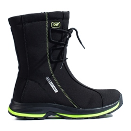 Women's trekking shoes with a DK sheepskin coat black