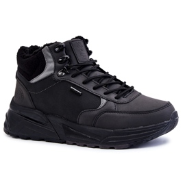 Men's Warm Trekking Shoes Cross Jeans KK1R4031C Black