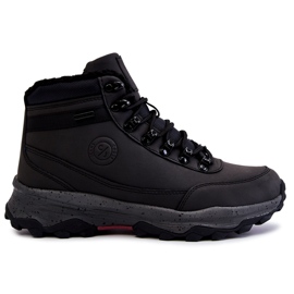 Men's Warm Trekking Shoes Cross Jeans KK1R4027C Black