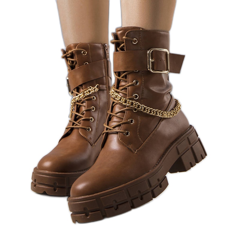 BM Cerrelli brown insulated boots