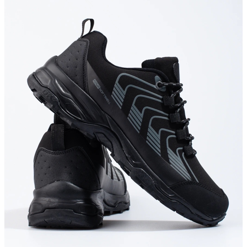 Dk men's trekking shoes Softshell black