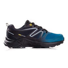 DK blue Softshell men's sports shoes black DK blue Softshell men's sports shoes black