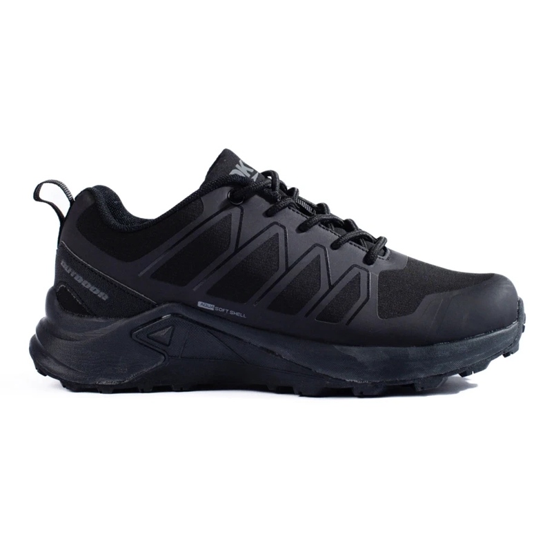 DK Softshell women's black trekking shoes