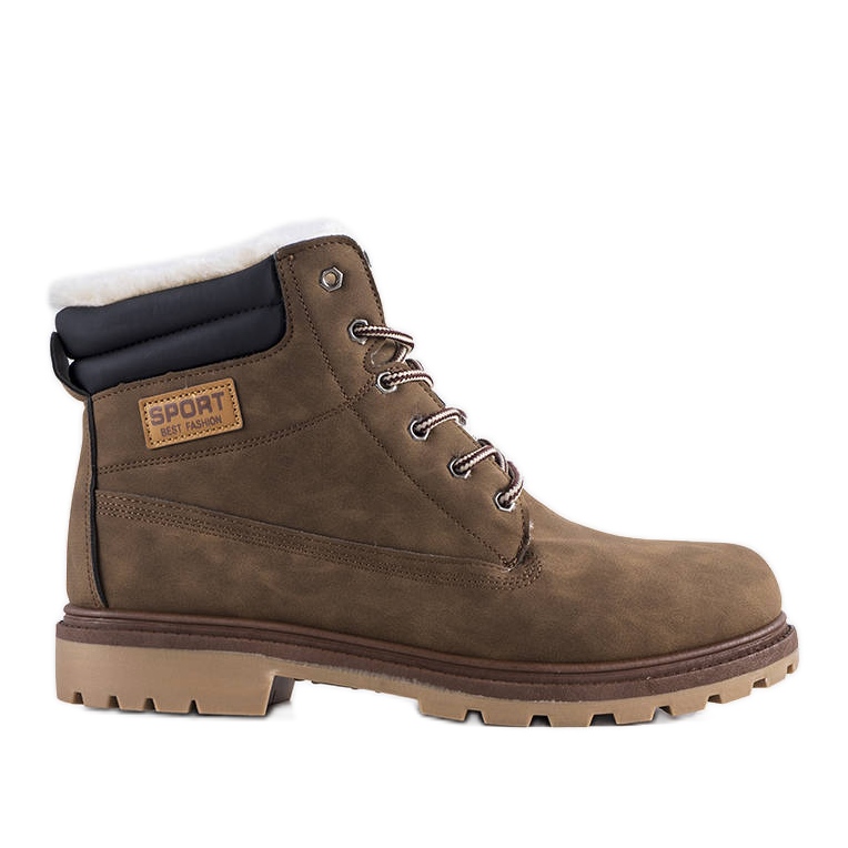 PA1 North brown men's insulated hiking boots