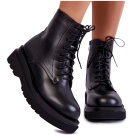 PS1 Women's Black Leroy Warm Boots With Zipper