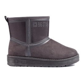 Women's short snowboots Big Star KK274615 grey Women's short snowboots Big Star KK274615 grey